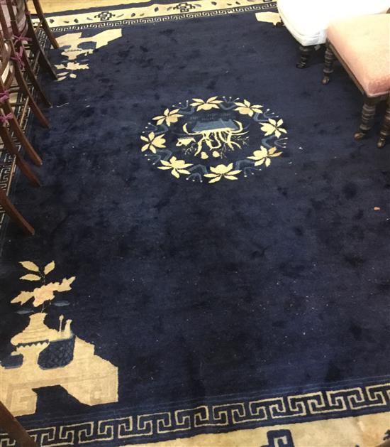 Chinese blue ground carpet